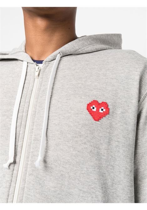 felpa con cappuccio e zip PLAY COMME DES GARCONS | Felpa | P1T3261